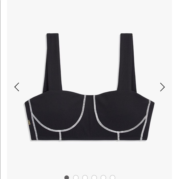 NWT‼️ WEWOREWHAT - Black Corset Bra (Size L) - Picture 2 of 6